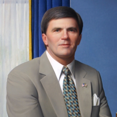 Official-State-Portrait-of-the-Governor-of-Maryland-Robert-L.-Ehrlich-Jr.-2008-48x3622-oil-on-linen