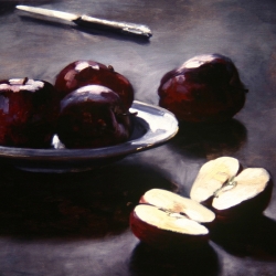 Oil Sketch, apples