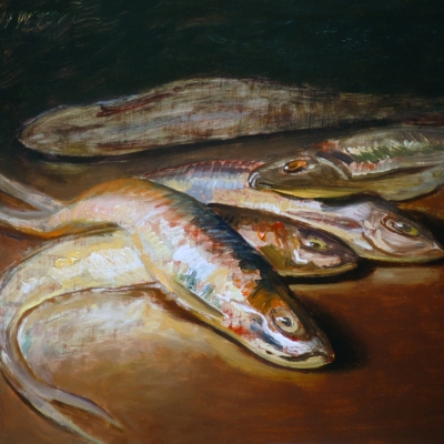 Oil-Sketch-Sardines-