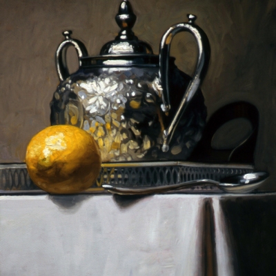 Oil-Sketch-tea-pot