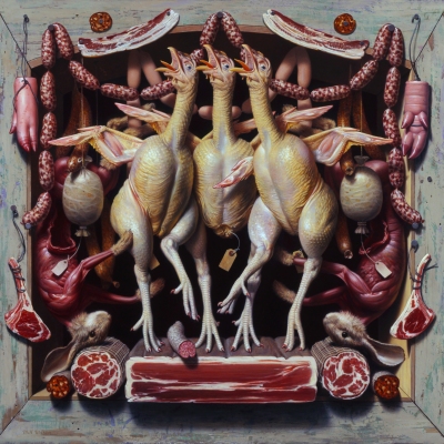 Cabaret-De-La-Viande-2011-32x3322-oil-on-canvas