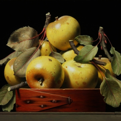 Golden-Delicious-10-1-2x-12-1-2-oil-on-panel-slr2