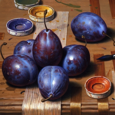 Painting-Plums2000-oil-on-linen-6.75x8.75