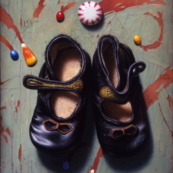 Goodie Two Shoes  2005  10 x 7"  oil on linen