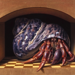 Hermit Crab  2000  6 x 8'  oil on linen